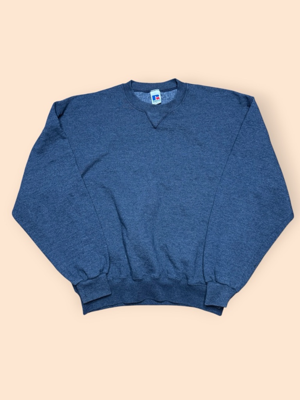 Vintage 1990s Russell Athletic Crewneck Sweatshirt Blue Men’s Large Vtg 90s